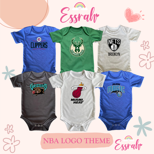 Baby onesie themed logo costume