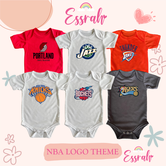 Baby onesie themed logo costume